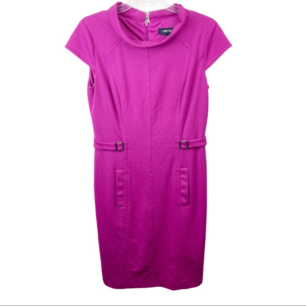 Chetta B Women Career Wear Slim Fit Dress Size 8